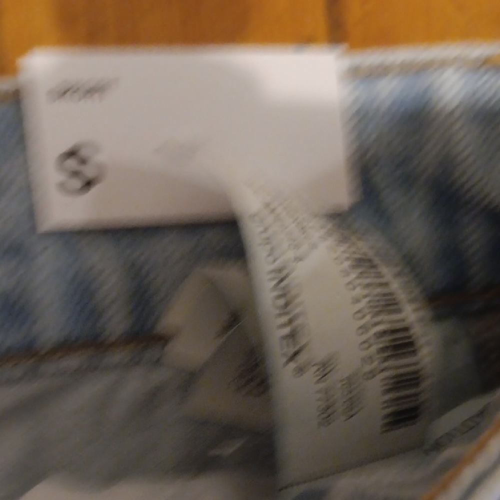Zara Blue Jean Skorts Button-Fly S NWT - Picture 4 of 4